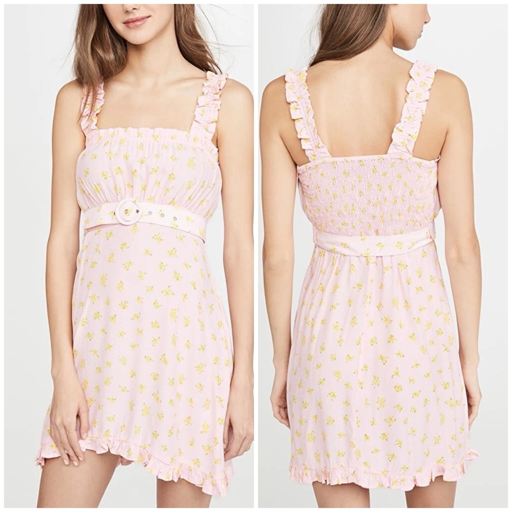 Faithful the brand pink dress romantic coquette